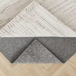 Comfypad - Back Side 3D PVC Dots Felt Rug Underpad, 9x12 Ft,1/6 Inch Thick Cushioned Rug Pad Gripper for Hardwood Floors, Vinyl, Laminate, Stone, Carpet & Tile, Under Rug Padding Protects Floors