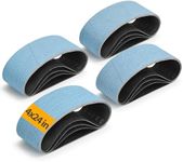 Montemono 16 PCS 4 x 24 Inch Belt Sander Sanding Belts | 100x610mm Zirconia Sander Belts 4 Each of 40/60/80/120 Grit Belt Sander Paper for Belt Sander