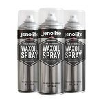 JENOLITE Waxoil Rust Prevention & Protection Aerosol Spray | CLEAR | Waxy Anti Rust Spray for Cars, Vans & Motorbikes | Rust Protection Spray | 3 x 500ml