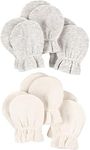 Simple Joys by Carter's Unisex Babies' Baby Mittens, Pack of 6, Cream Heather, 0-3 Months