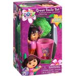 Nickelodeon Dora The Explorer Toothbrush Holder With Cup Set 3pc