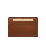 Fossil Women Leather Liza Brown Card Case Sl7986G200