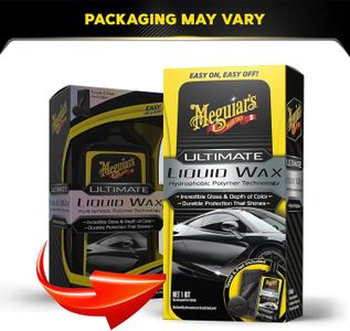 Meguiar's Ultimate Liquid Car Wax 473ml – Durable Shine with Towel & Applicator
