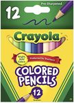 CRAYOLA 12 Mini Colored Pencils, Pre-Sharpened, Long-Lasting, Great for Drawing and Colouring, Perfect Addition to Any Pencil Case, Preferred by Teachers, yellow-green, CY68-4112