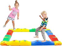 Kids Balance Stepping Stones 8 Pcs Anti-skidding Balance Beams Balance Blocks Indoor & Outdoor Kids Fitness Equipment Promotes Balance Coordination and Strength