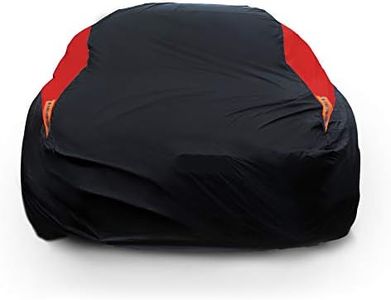 MORNYRAY Waterproof All Weather Windproof Snowproof UV Protection Outdoor Indoor Full car Cover, Universal Fit for Sedan (Length 194-206 inch)