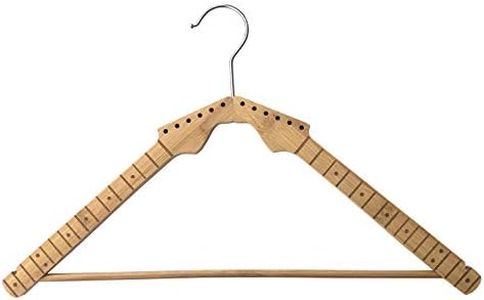 Guitar Neck Bamboo Clothes Hangers (Pack of 5) Gift for Guitarist or Musician