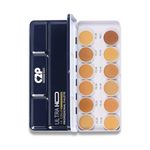 C2P Pro Foundation for Face Makeup, Ultra HD 12 in 1 Camouflage Concealer Corrector Palette | Waterproof, Long Lasting & Medium Coverage for Dry Skin | Supraemeshield Cream Base Makeup Palette - 42g