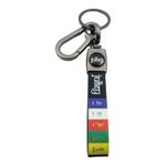 UMANI Keychains With Tibetan Ladakh Design/Julley Keychain (Metal/Leather Keychainmulticolor)