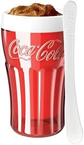 ZOKU Coca-Cola Float & Slushy Maker, Retro Make and Serve Cup with Freezer Core Creates Single-serving Smoothies, Slushies and Milkshakes in Minutes, BPA-free
