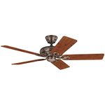 Savoy Ceiling Fan Colour: Bronze Amber