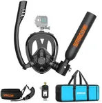 SMACO Mini Scuba Tank with Full Fac