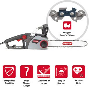 Oregon 16-Inch Electric Chainsaw – 2400W Powerful Cutting Tool