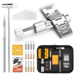 Watch Link Removal Tool Kit, Eventronic Watch Repair Kit with Watch Band Tool Kit for Watch Band Replacement, Professional Watch Tool Kit Including Link Pin Remover,Spring Bar Tool, 20 PCS Spring Pins