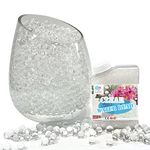 Jacisk Clear Water Beads 50000 Pcs Clear Water Gel Jelly Balls Vase Filler Beads,Vase Fillers for Floating Pearls, Floating Candle Making, Wedding Centerpiece, Floral Arrangement (Transparent)