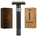 VIKINGS BLADE The Emperor Adjustable Safety Razor Augustus Edition (Vintage Bronze & Cognac)