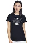 Puma Women's Graphic Regular T-Shirt (84762501_Black S)