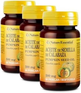 Pumpkin Seed Oil 500 mg 50 Pearls of Nature Essential.