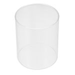 LIFKOME Glass Open Ended Glass Cylinder Glass Chimney Candle Holder for Candle Glass Lamp Shade Replacement Various Size Avaialble