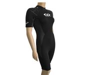 TWF Ladies 3mm Titanium CIC Shortie Wetsuit - Size 12 Black