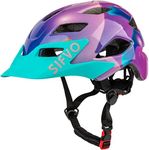 Kids Helmet, SIFVO Kids Bike Helmet Boys and Girls Bike Helmets with Cool Visor Helmet for Kid 5-14, Kid Bike Helmets Youth Bike Helmet Adjustable & Lightweight 50-57cm