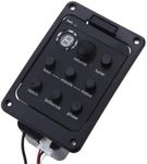 Zjyufy Acoustic Guitar EQ Equalizer Onboard Preamp Pickup Tuner Guitar Tool Replacement, F301