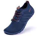 Racqua Water Shoes Beach Aqua Sea Swim Quick Drying Shoes Wet Boat Pool Surf Yoga Diving Kayak Shoes for Women Men Blue/Orange EU 43=UK 9.5