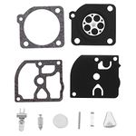 Be In Your Mind 2 Sets Carburetor Diaphragm Repair Rebuild Kit Compatible with Husqvarna 40 45 49 51 55 H55 H51 240R 245R Chainsaw & Trimmer Carburetors Zama RB-45