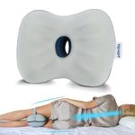 Derila Knee Pillow | The perfect pain-reducing knee and leg pillow. Manage troublesome back pain, hip pain and sciatica by providing support while you sleep.