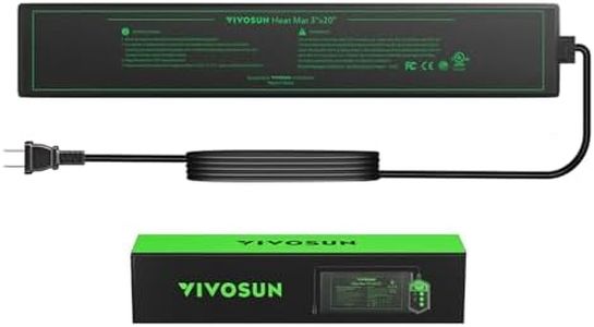 VIVOSUN Durable Waterproof Seedling Heat Mat 3" x 20" UL & MET-Certified Heating Pad for Hydroponic, Kombucha Tea, Brewing, Fermentation & Plant Germination