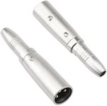 FNKTQL 2PCS XLR Male to 1/4 Inch 6.