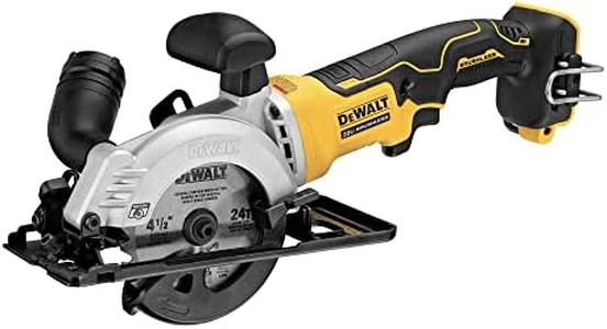 DEWALT ATOMIC 20V MAX* Circular Saw, 4-1/2-Inch, Tool Only (DCS571B)