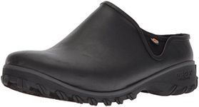 Bogs Women's Sauvie Clog Waterproof Garden Rain Boot, Black, 8