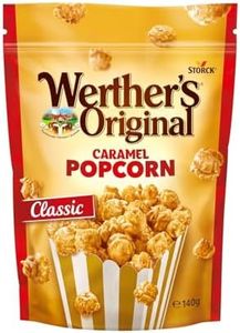 Popcorn Classic Germany Storck Original - Popcorn avec couverture au caramel crémeux - 1 x 140 g - Werther's Original