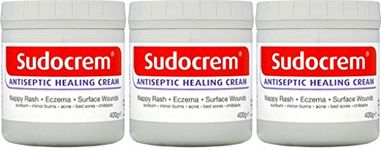 THREE PACKS of Sudocrem Antiseptic Cream 400g Tubs