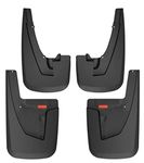 Husky Liners — Front & Rear Mud Guards | Fits 2019 - 2024 Ram 2500, Ram 3500 (Without Fender Flares & Excludes Dually, Front & Rear - Black, 4 Pc | 58046