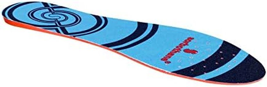 Sorbothane Full Strike 43 Insoles, (UK 9), Shock Absorbing Shoe Soles for Football Boots, Running, or Walking, Impact Reducing Footbeds for Plantar Fasciitis, Heel Support, and Arch Pain