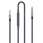 Audio Cable Replacement - Compatible with AKG N60 N60NC Y45BT Y50 Y50BT Y40 Y55 K845BT K840KL Headphone and iPhone iPod Apple Devices with in-Line Mic and Remote Volume Control