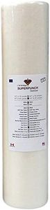 Superpunch 1.5 oz White Tear Away Stabilizer for Embroidery - 15 inch x 25 Yard Roll, SuperStable Tear Away Machine Embroidery Stabilizer Backing, Polyester & Cellulose - Made in The USA