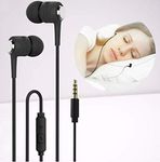 Meyaar SPN Sleep Earbuds -Made In India Noise Isolating Earphones Sleep Earbuds Headphones with Unique Total Soft Silicone Perfect for Insomnia, Side Sleeper, Snoring, Air Travel, Meditation & Relaxation Headset (Black)