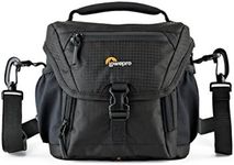 Lowepro Nova 140 AW II, Small Camera Shoulder Bag For Compact DSLR And Mirrorless Cameras, Black, (LP37117-PWW)