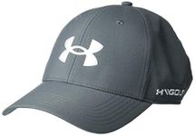 Under Armour Mens 2022 Golf96 Baseball Cap - Pitch Grey/White - One Size