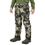 Mossy Oak Men's Standard Sherpa Fleece Lined Camo Hunting Pants, Terra Gila, Large