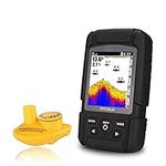 Wireless Portable Fish Finder 45M/147 Feet Waterproof Sonar Depth Sounder Ocean River Lake for Ice Lake Boat Fishing