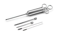 Outset 76456 6 Piece Injector Set Meat, Steel