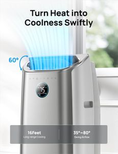 Dreo 3-in-1 Portable Air Conditioner – 10,000 BTU, Dehumidifier & Fan