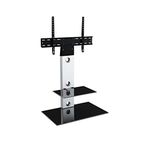 AVF FSL700LES-A Media Component Lesina TV Floor Stand with Mounting Column for 32" to 65", Silver