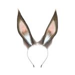 Faylay Bunny Ear Women Rabbit Animal Ears Furry Headband Party Accessories (FZGYAMY)