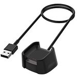 SPYKART Charger Dock Compatible with Fitbit Versa Lite/Versa/Versa Special Edition,Replacement USB Charging Dock Station with 3.3ft Cable Cord for Versa Smartwatch (1),Black