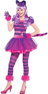 amscan 999448 Cheshire Cat Girls Animal Book Day Fancy Dress Costume Childs Teens Outfit (10-12 Years)